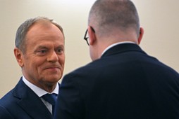 Premier Donald Tusk i minister sprawiedliwości Adam Bodnar