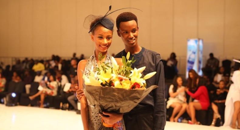 The Elite Model Look Nigeria 2019 winners, Zarad Afia Tashana and Cubahiro Jordy Jeff