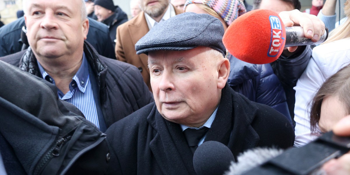 Prezes PiS Jarosław Kaczyński