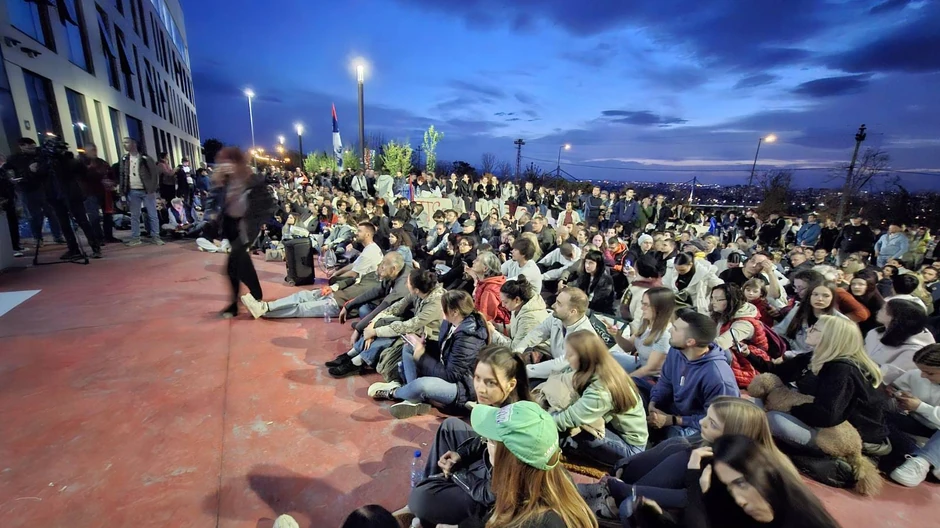 Novi Sad blokada RTV