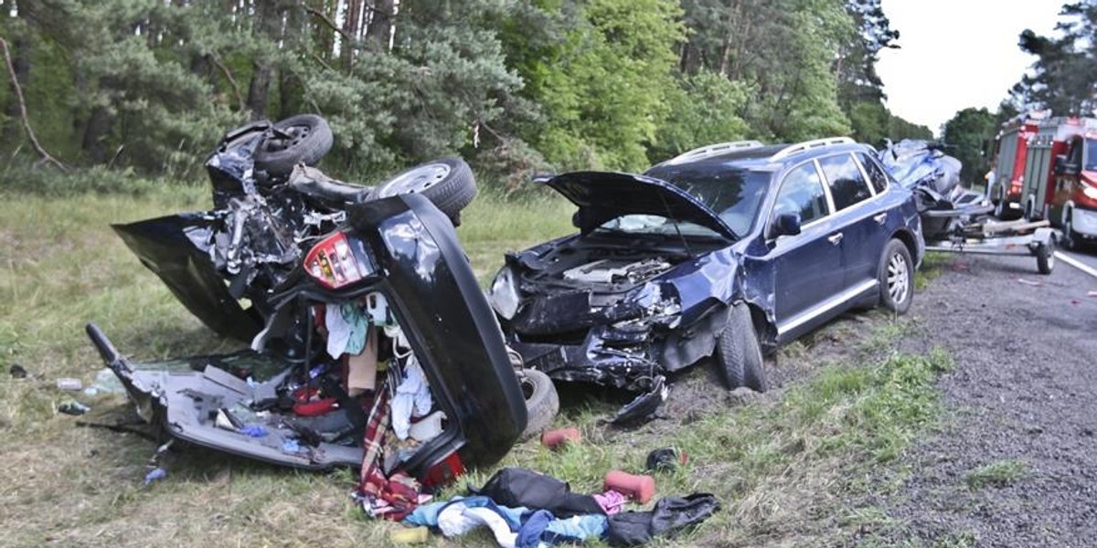 Tragedia pod Zieloną Górą. Zginęły dwie młode dziewczyny