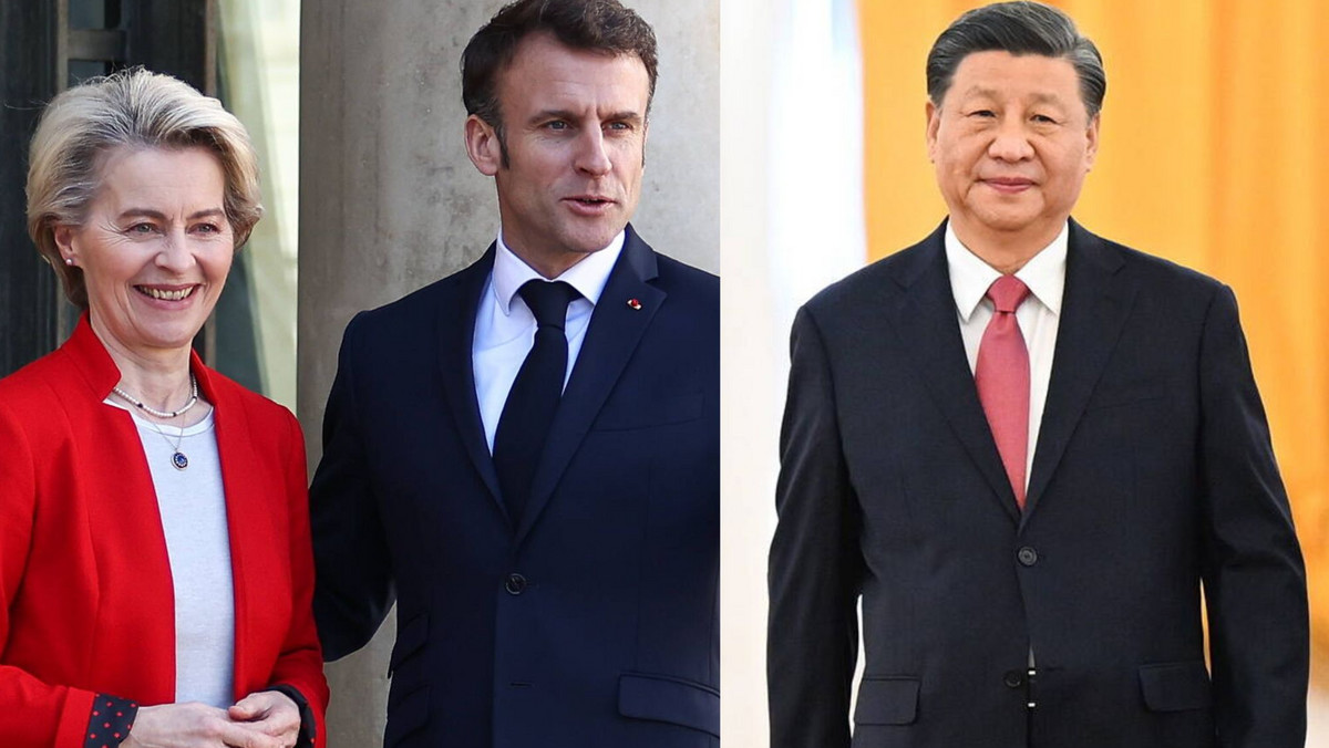 Emmanuel Macron i Ursula von der Leyen zawalczą w Pekinie o chińskiego sojusznika