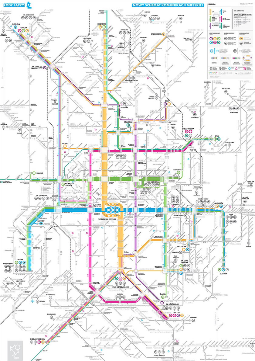 Nowa siatka połączeń w Łodzi od 2 kwietnia