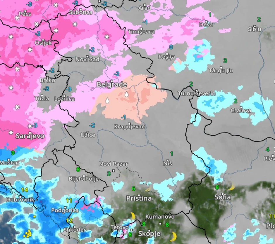 Vreme u Srbiji u ponedeljak u 17