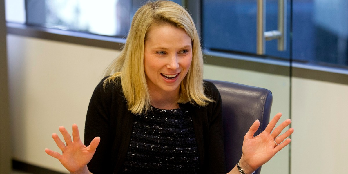 Yahoo CEO Marissa Mayer.