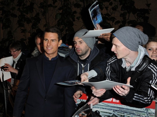 Tom Cruise na premierze 'Mission: Impossible – Ghost Protocol'