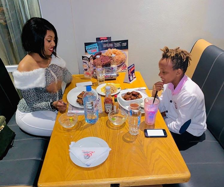 My son said he wanted to be a school bus driver â socialite Amber Ray 