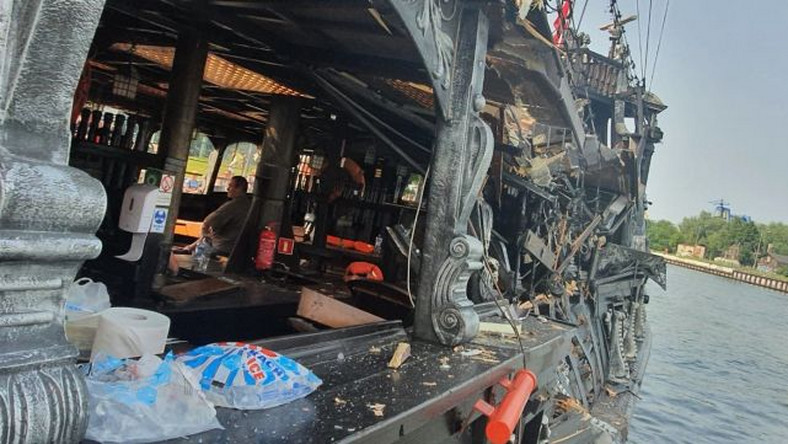 Gdańsk: zderzenie dwóch statków na Motławie. Pięć osób w szpitalu