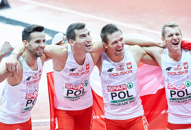 Lekkoatletyczne HME: Polacy ze złotym medalem w sztafecie 4x400 m