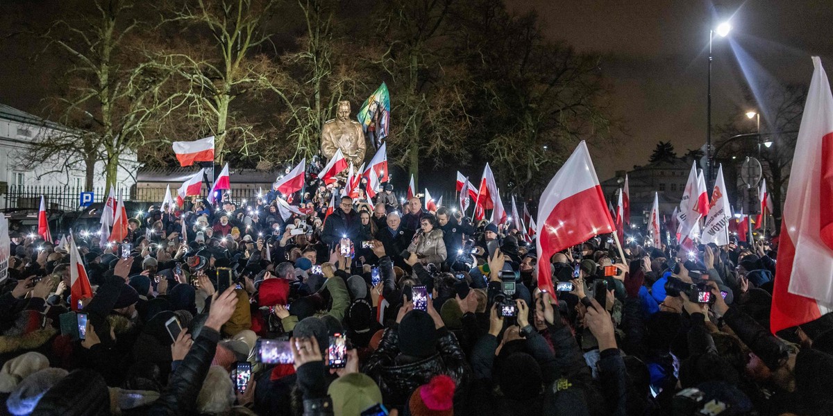 Warszawa. Służby podsumowują "Protest Wolnych Polaków".