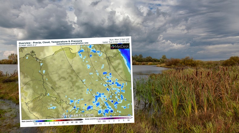 Przed nami stopniowa poprawa pogody (mapa: wxcharts.com)