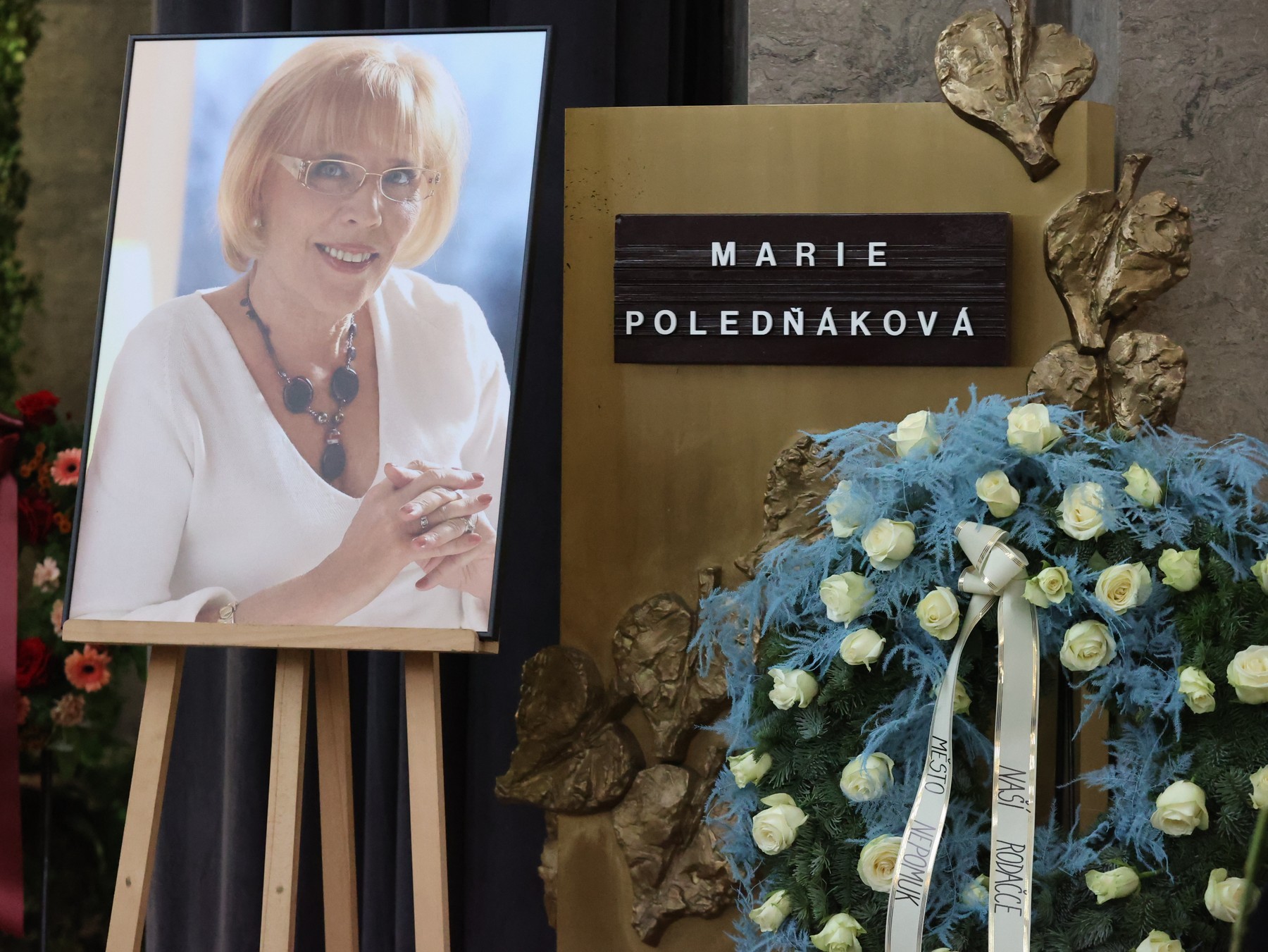 Pohreb Marie Poledňákovej.