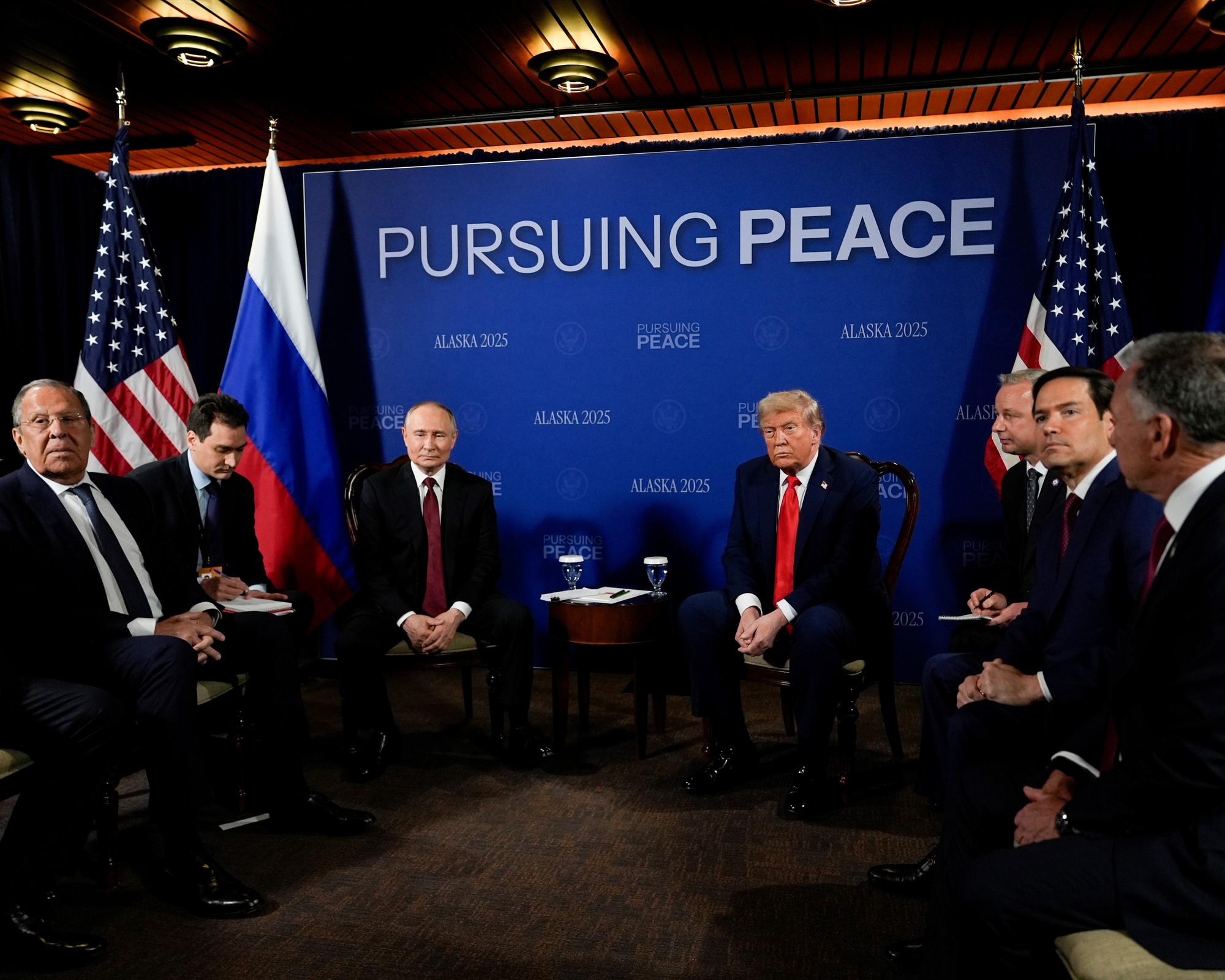 Vladimir Putin a Donald Trump.