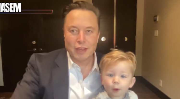 Elon Musk és kisfia