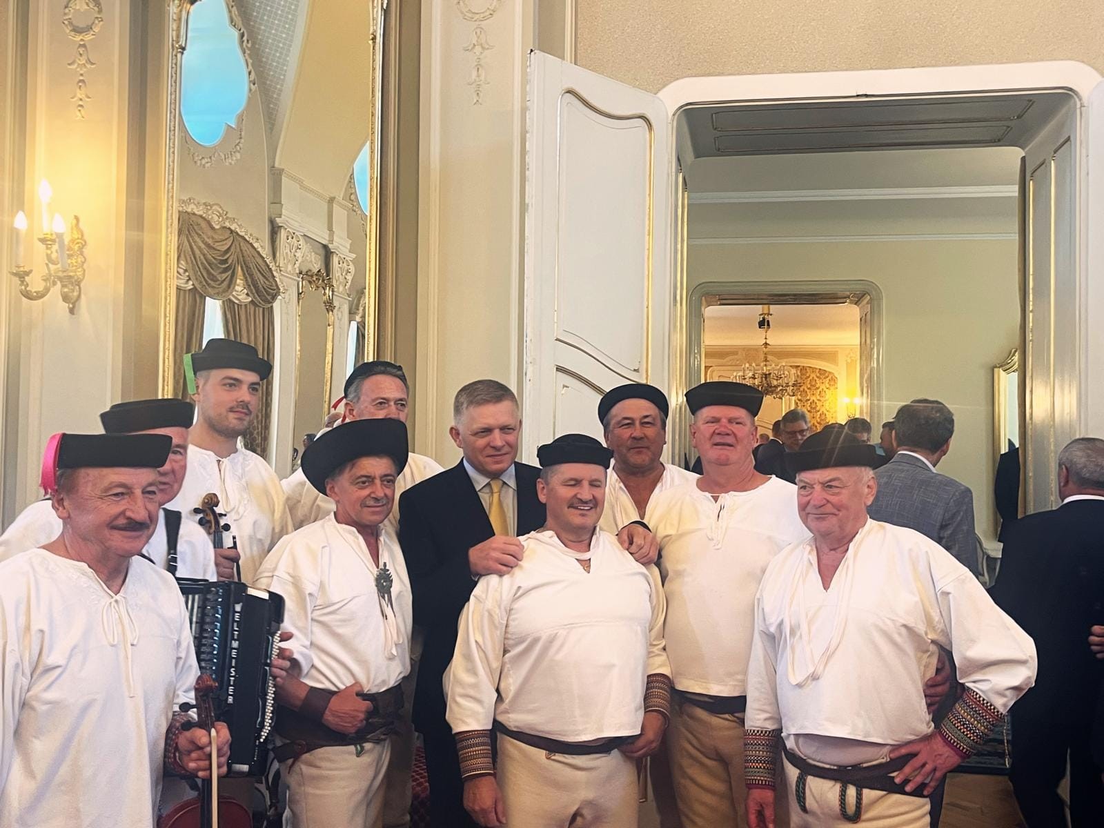 Fico oslávil jubileum na úrade vlády.