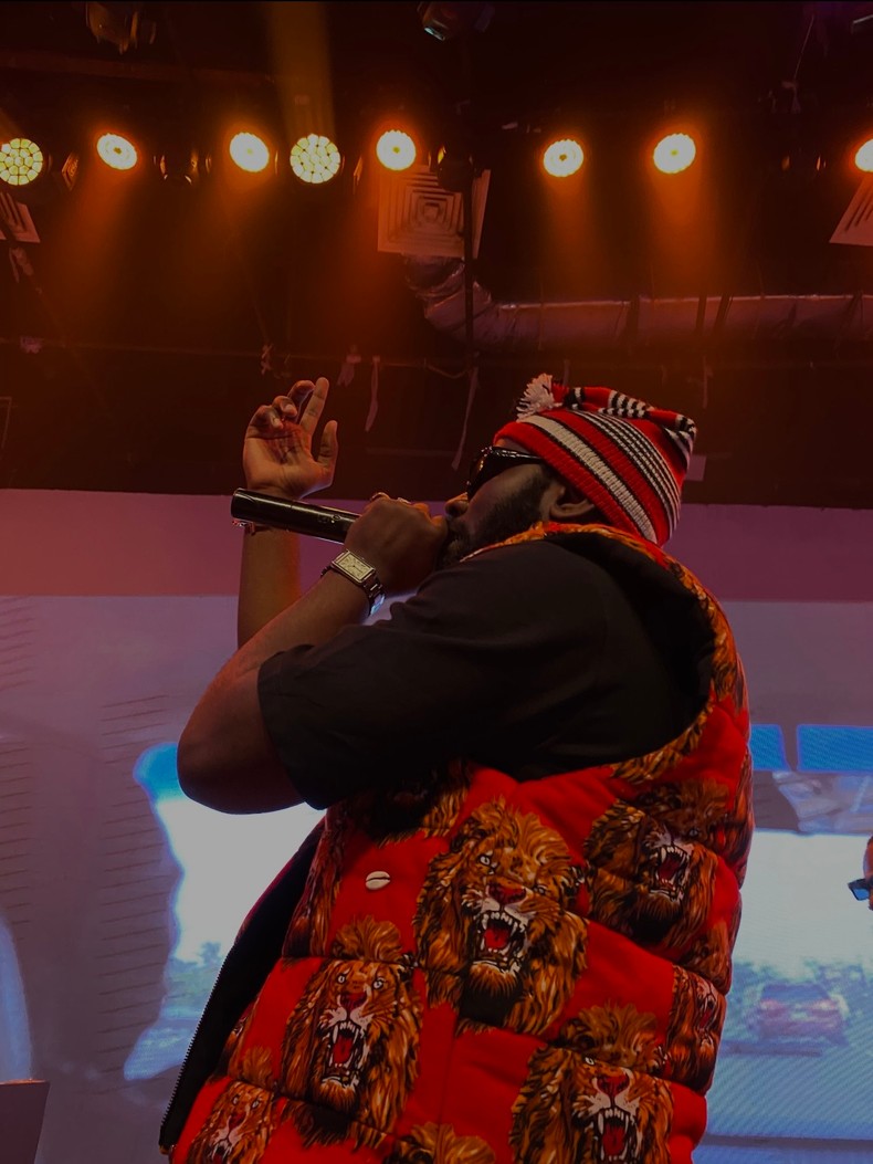 Odumodu Blvck performing at Spotify Africa Heat Party