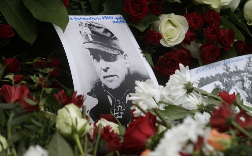 Marsz weteranów Waffen-SS w Rydze