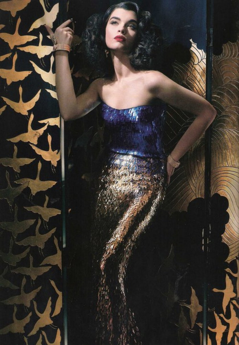 Crystal Renn w sesji dla Vogue Spain w 2011 roku