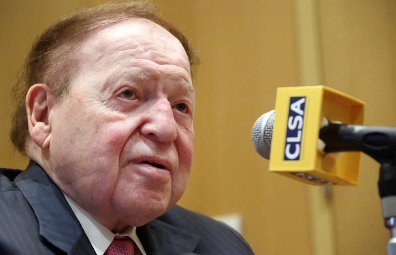 8. Sheldon Adelson, właściciel kasyn. Wartość majątku - 38 mld dolarów.