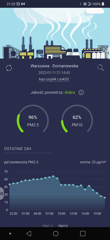 Smog Polska - zaletą tej aplikacji są konfigurowalne widżety