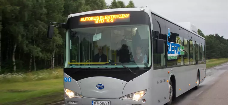 Rekordowy zasięg chińskiego autobusu BYD