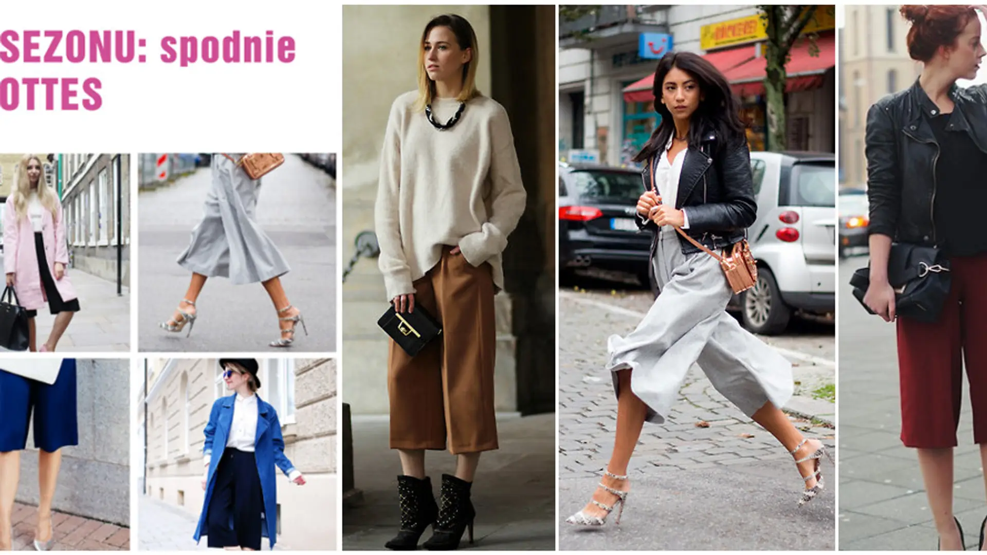 Fokus na trend: CULOTTES (szerokie, krótkie spodnie). Czy można w nich wyglądać dobrze? To zaskakujące, ale TAK!