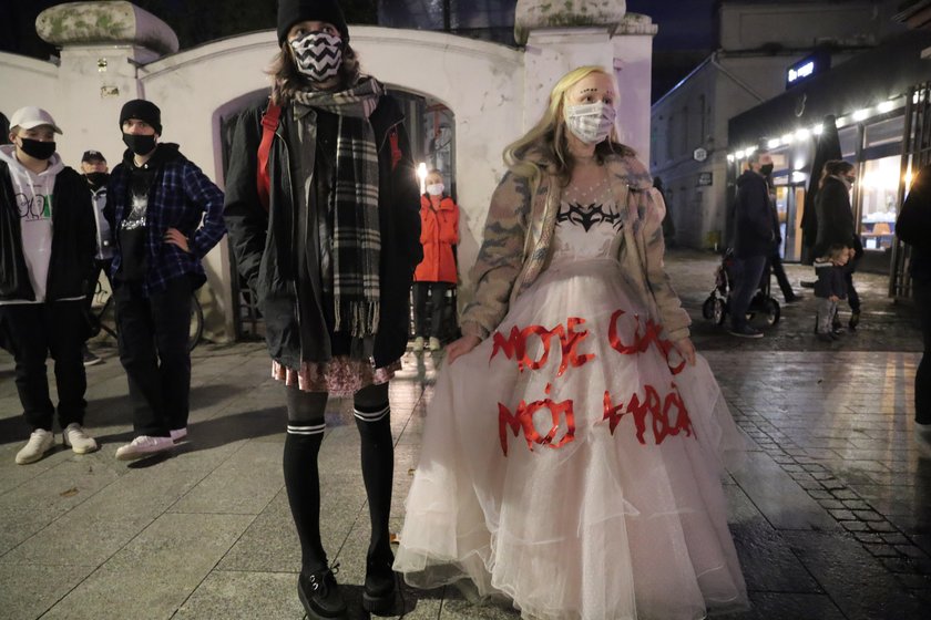 Protest po decyzji TK w sprawie aborcji. 13 dzień