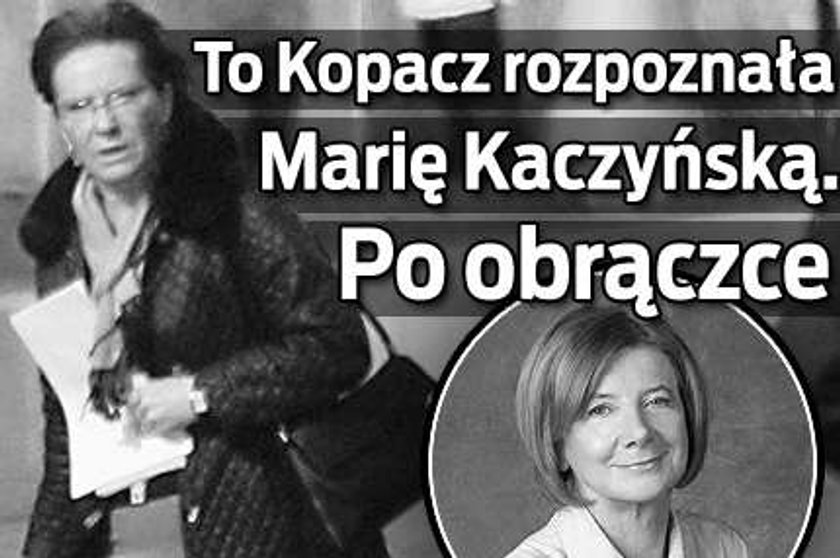 To Kopacz rozpoznała Marię Kaczyńską. Po obrączce