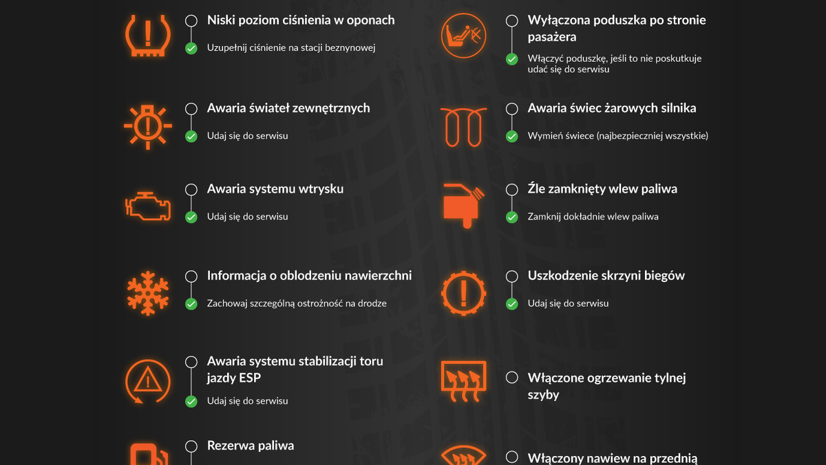 Co Oznaczaja Kontrolki W Samochodzie Zobacz Zanim Zepsujesz Silnik Infografika Dziennik Pl