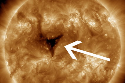 Na Słońcu pojawiła się kolejna gigantyczna dziura. Może wysłać w kierunku Ziemi potężny wiatr