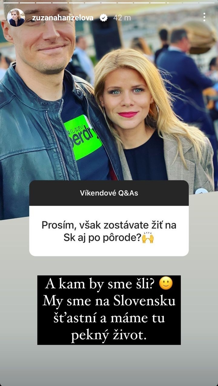 Zuzana Kovačič Hanzelová odpovedala na otázku o sťahovaní.