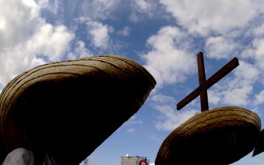 GERMANY-POPE-WYD-MARIENFELD-PILGRIMS