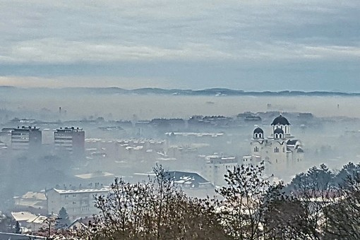 Po podacima sepa u valjevu je zbog koncentracije pm2,5 čestica vazduh "veoma zagađen"