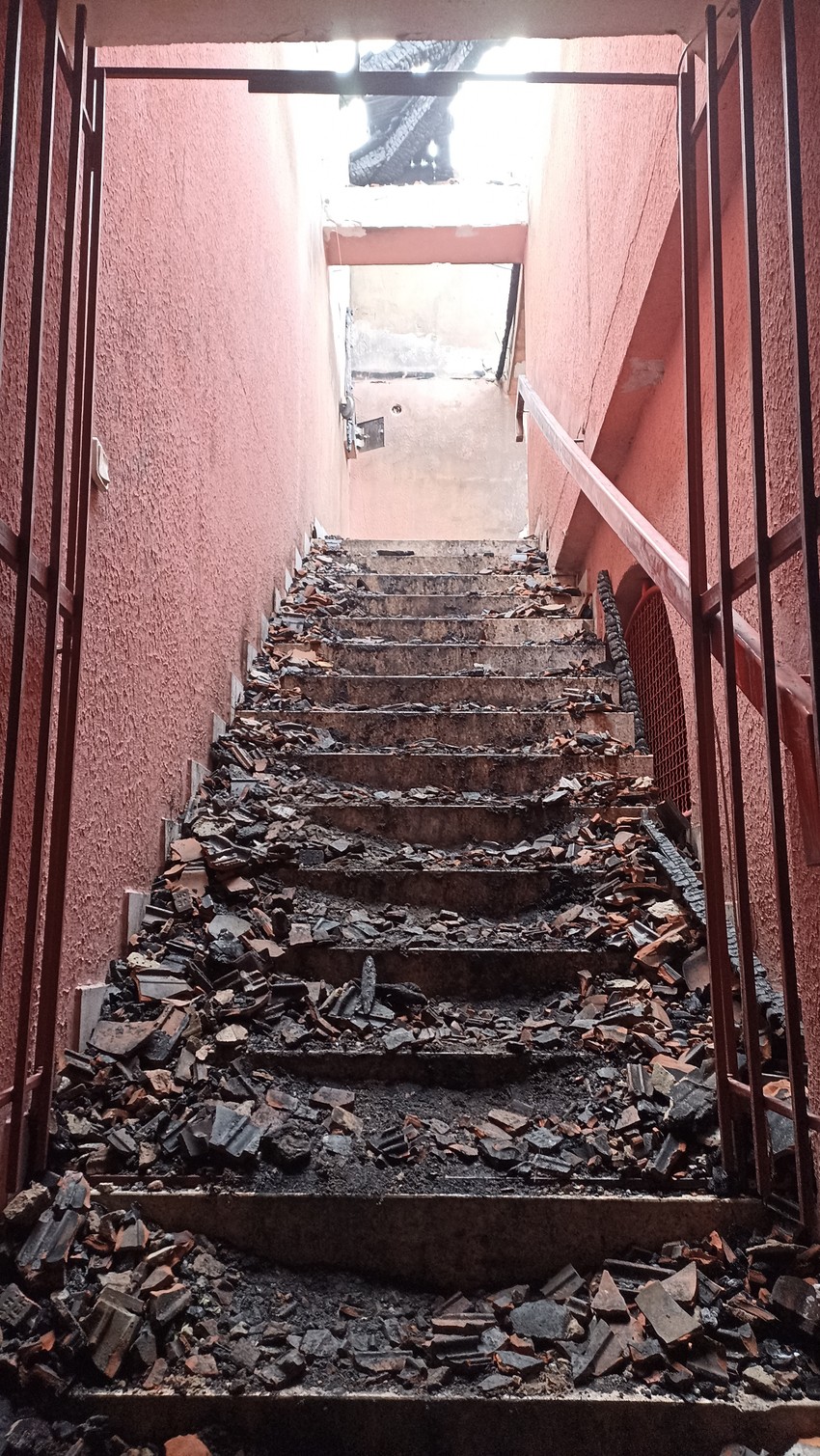 Požar u novosadskom naselju Liman