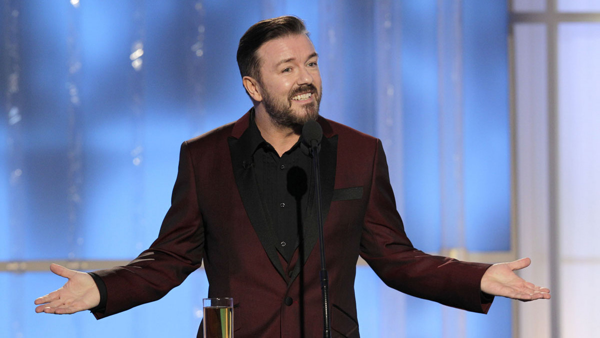 Ricky Gervais, który w tym roku po raz trzeci był gospodarzem rozdania Złotych Globów, zbiera za swoją konferansjerkę raczej chłodne recenzje. Krytycy uznali show zbyt grzeczny. Brytyjski komik miał jednak w zanadrzu kilka zabawnych dowcipów.