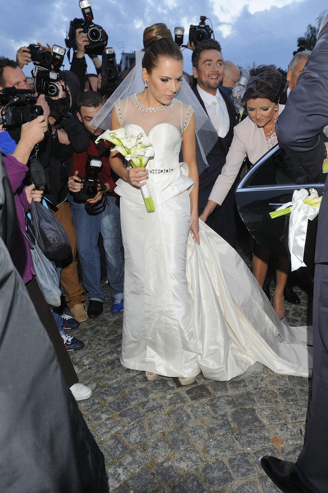 Wrzesień 2012 roku - ślub Oli Kwaśniewskiej i Kuby Badacha