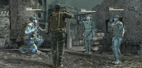 Screen z gry "Metal Gear Online"