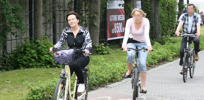 BOR chroni Kopacz nawet na rowerze!