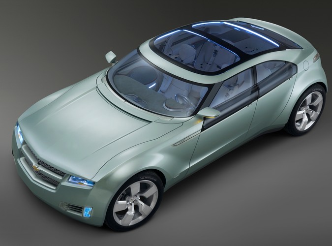 Prototypowy Chevrolet Volt okrzyknięto przebojem salonu samochodowego w Detroit (styczeń 2007 r.)