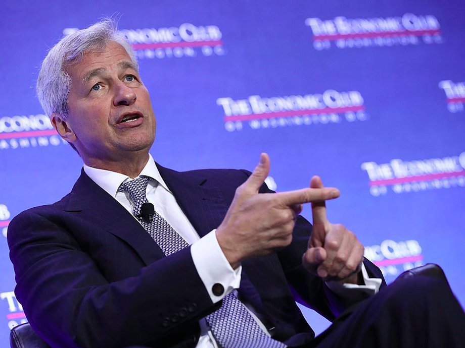 JP Morgan Chase CEO Jamie Dimon.