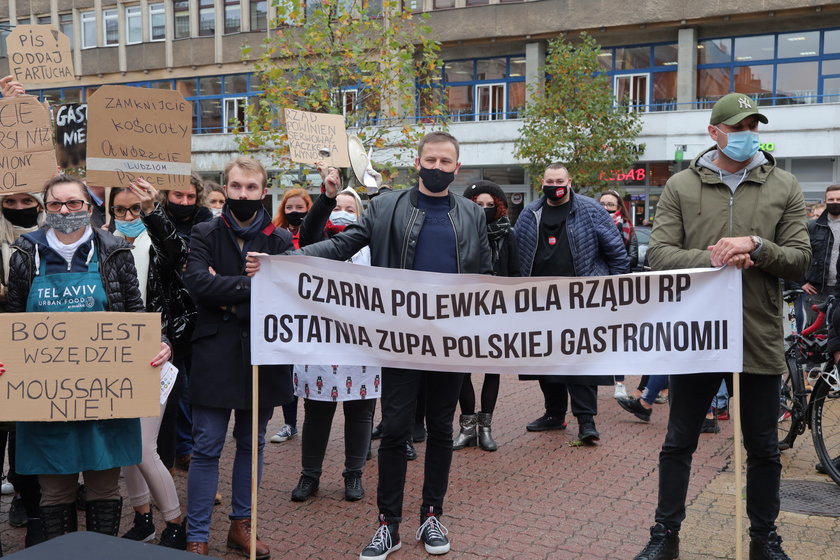 Protest branży gastronomicznej