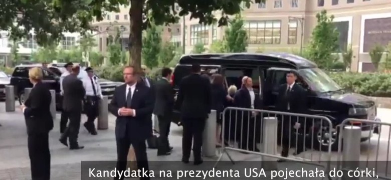 Hillary Clinton zasłabła w czasie obchodów ku czci ofiar zamachów na WTC