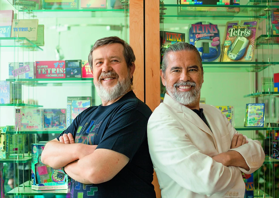 To dzięki Pażytnowowi  (z lewej) Henk Rogers zdobył prawa do Tetrisa na konsole. Odwdzięczył się kilka lat później, gdy pomógł Rosjaninowi wyemigrować do USA i zacząć wreszcie zarabiać na swoim pomyśle.
