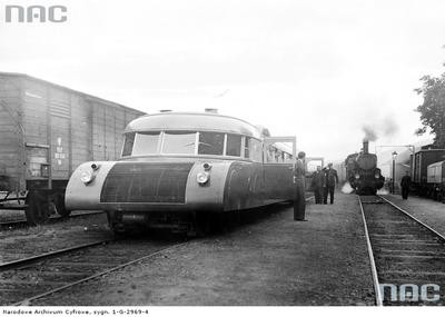 'Torpeda podhalańska' w czasie jazdy próbnej - sierpień 1933 rok
