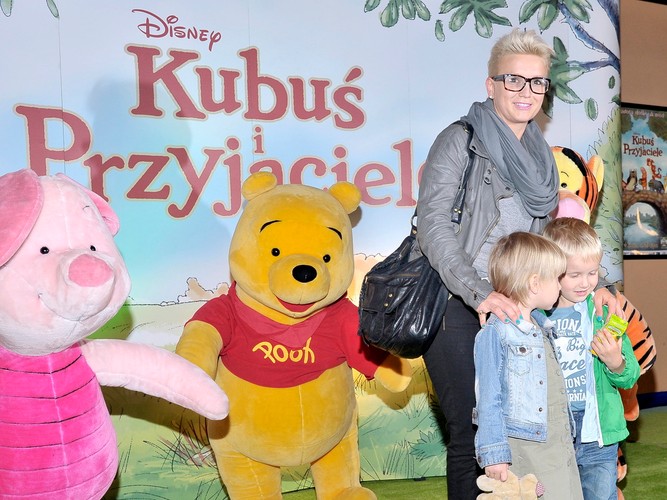 Marta Kuligowska z Helenką i Frankiem