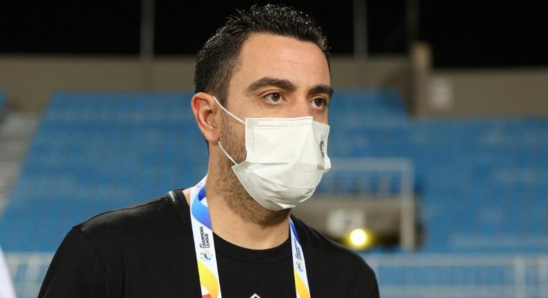 Xavi won the Champions League four times with Barcelona