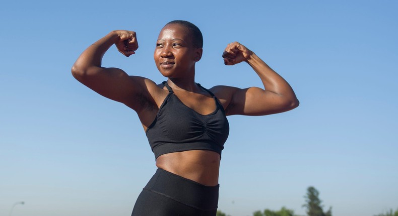 Getting enough creatine can boost your energy levels during workouts to help you build strength faster.Masego Morulane / Getty Images