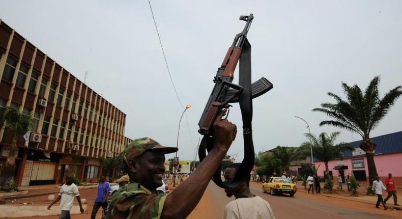The conflict between the Muslim-majority Seleka movement (pictured in 2013) and anti-Balaka Christian militias in Central Africa has killed thousands and caused massive population displacement