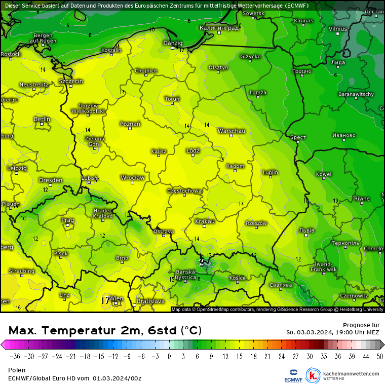 W niedzielę nieco ochłodzi się na północnym wschodzie