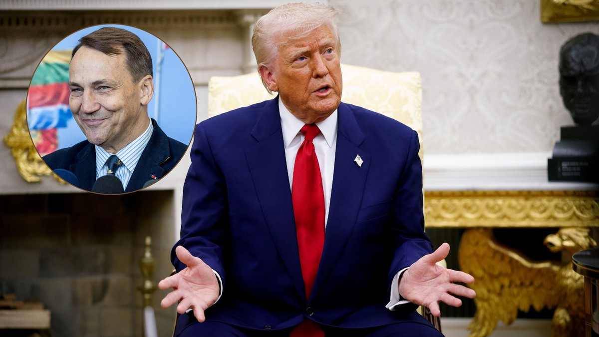 Donald Trump chwali Karola Nawrockiego. Wymowny komentarz Radosława Sikorskiego